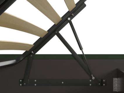 Кровать Lonax Милана велюр Dolly-1 (с подъемным механизмом) 140х195