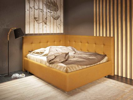 Кровать Nuvola Sabina угловая Velutto 22 140х200