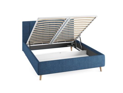 Кровать Сонум Alma Экокожа Коричневая (с подъемным механизмом) 200х190