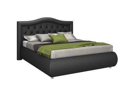 Кровать Sleeptek Premier 6 Экокожа Black 180х200