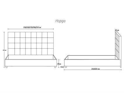 Кровать Димакс Нордо Агат 120х190