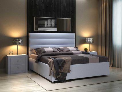 Кровать Sleeptek Premier 4 Велюр 50 (с подъемным механизмом) 200х200