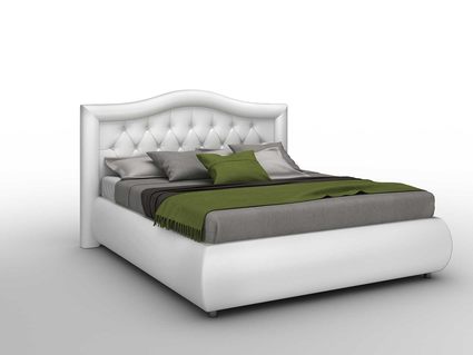 Кровать Sleeptek Premier 6 Экокожа White (с подъемным механизмом) 264