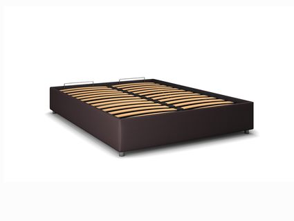 Кровать Sleeptek Premier 3 Экокожа Brown 264