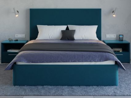 Кровать Lonax Фелиса велюр Dolly-8 (с основанием)