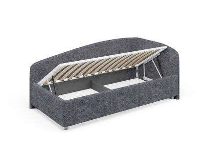 Кровать Сонум Paola Экокожа Платиновый перламутр (с подъемным механизмом) 90х190