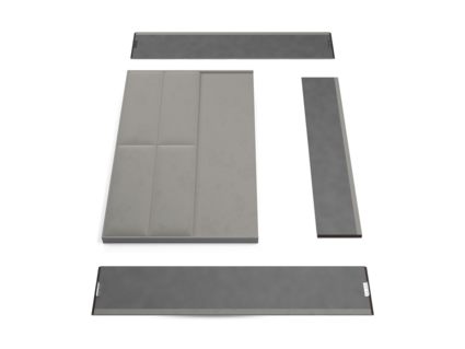 Кровать Lonax Марселла велюр Dolly-17 (с основанием) 180х190