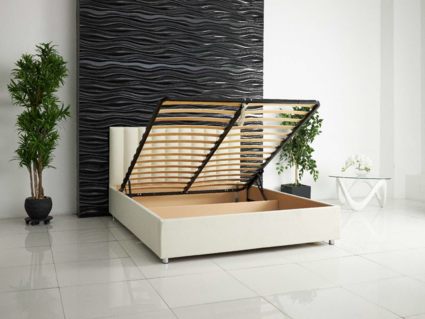 Кровать Димакс Лероса Крем с подъемным механизмом