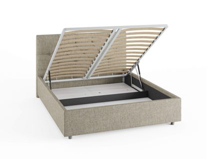 Кровать Сонум Bari Кашемир Бежевый (с подъемным механизмом) 80х190