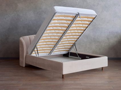 Кровать Сонум Valencia Экокожа Белый (с подъемным механизмом) 160х200