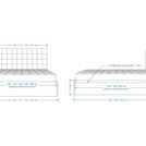 Кровать Lonax Аврора велюр Dolly-8 (с основанием) 120х200