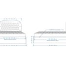 Кровать Lonax Венеция велюр Dolly-8 (с основанием) 120х190