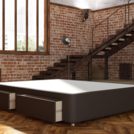 Кровать Mr.Mattress Site Box экокожа Brown 160х190