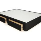 Кровать Mr.Mattress Site Box экокожа Black 160х195