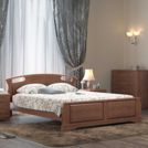 Кровать DreamLine Афродита 1 ясень Орех 180х200