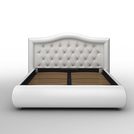 Кровать Sleeptek Premier 6 Экокожа White 140х190