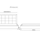 Кровать Димакс Испаньола Агат с подъемным механизмом 140х200