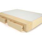 Кровать Mr.Mattress Site Box экокожа Beige 160х190